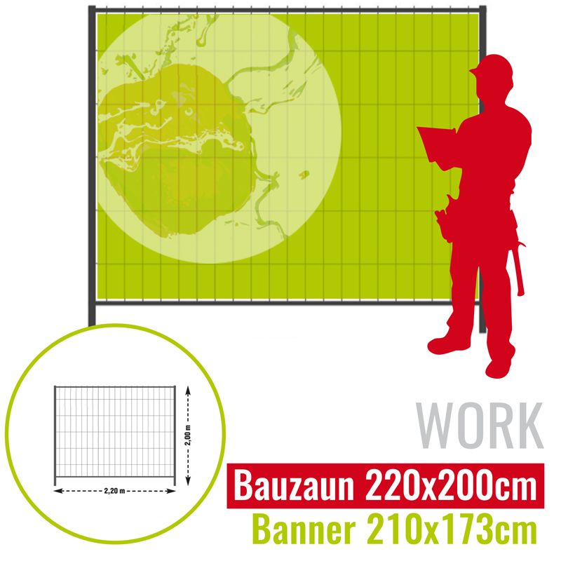 Bauzaunbanner für 220_200-Bauzaun Bauzaunbanner für 220_200-Bauzaun